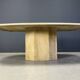 Vintage marble dining table, 1970s