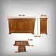 Enfilade in Cherry Wood, Louis-Philippe style – Late 19th century