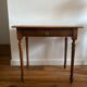 Wooden desk year 50 feet turned