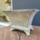 Cast iron jardiniere grey planter