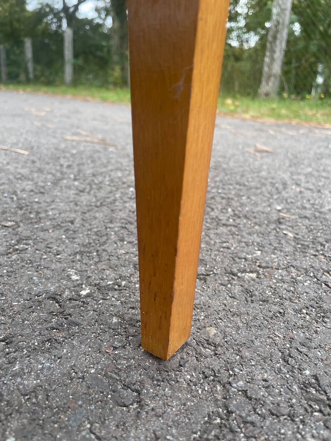 Bedside table with compass feet, 1960s