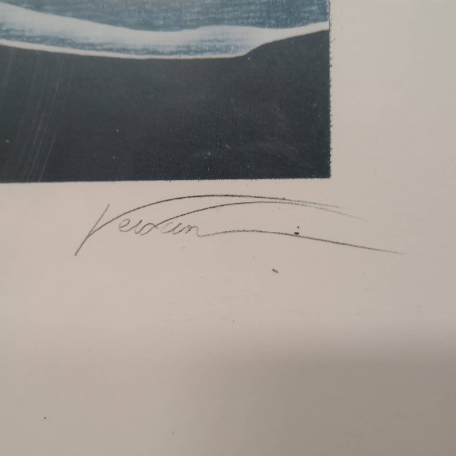quincy verdun poster intrados signed in pencil verdun