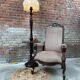 Fauteuil français en bois sculpté