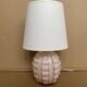 Small antique glass table lamp