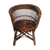 Wicker child chair