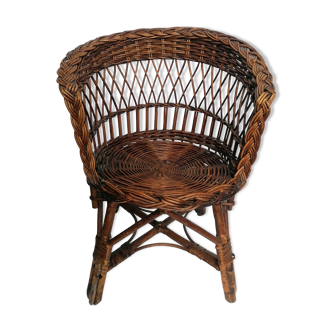 Wicker child chair