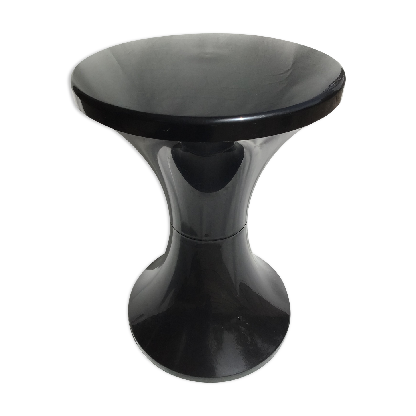 Black vintage Tam Tam stool