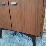 Teak library display case