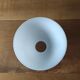 Small translucent white glass lampshade