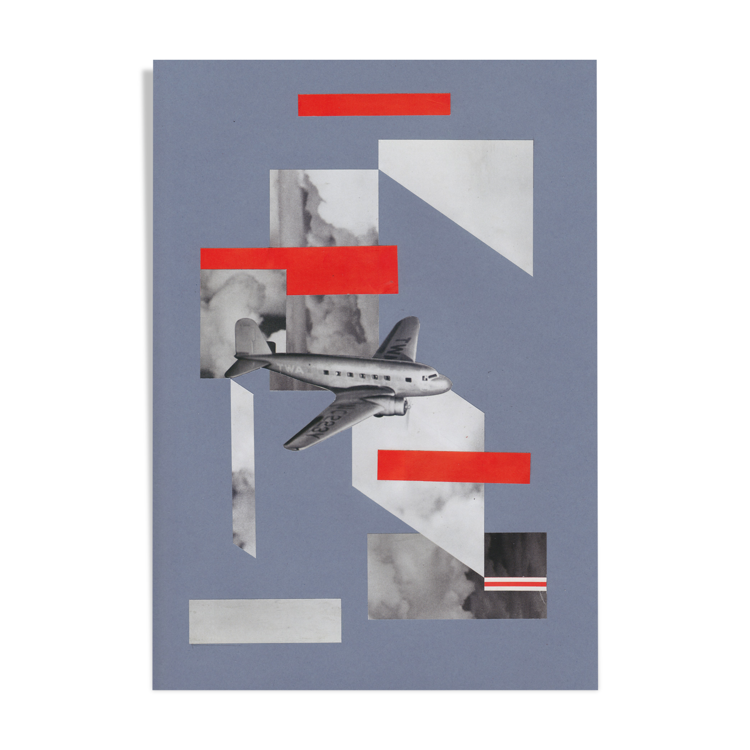 Sticking on paper Flying