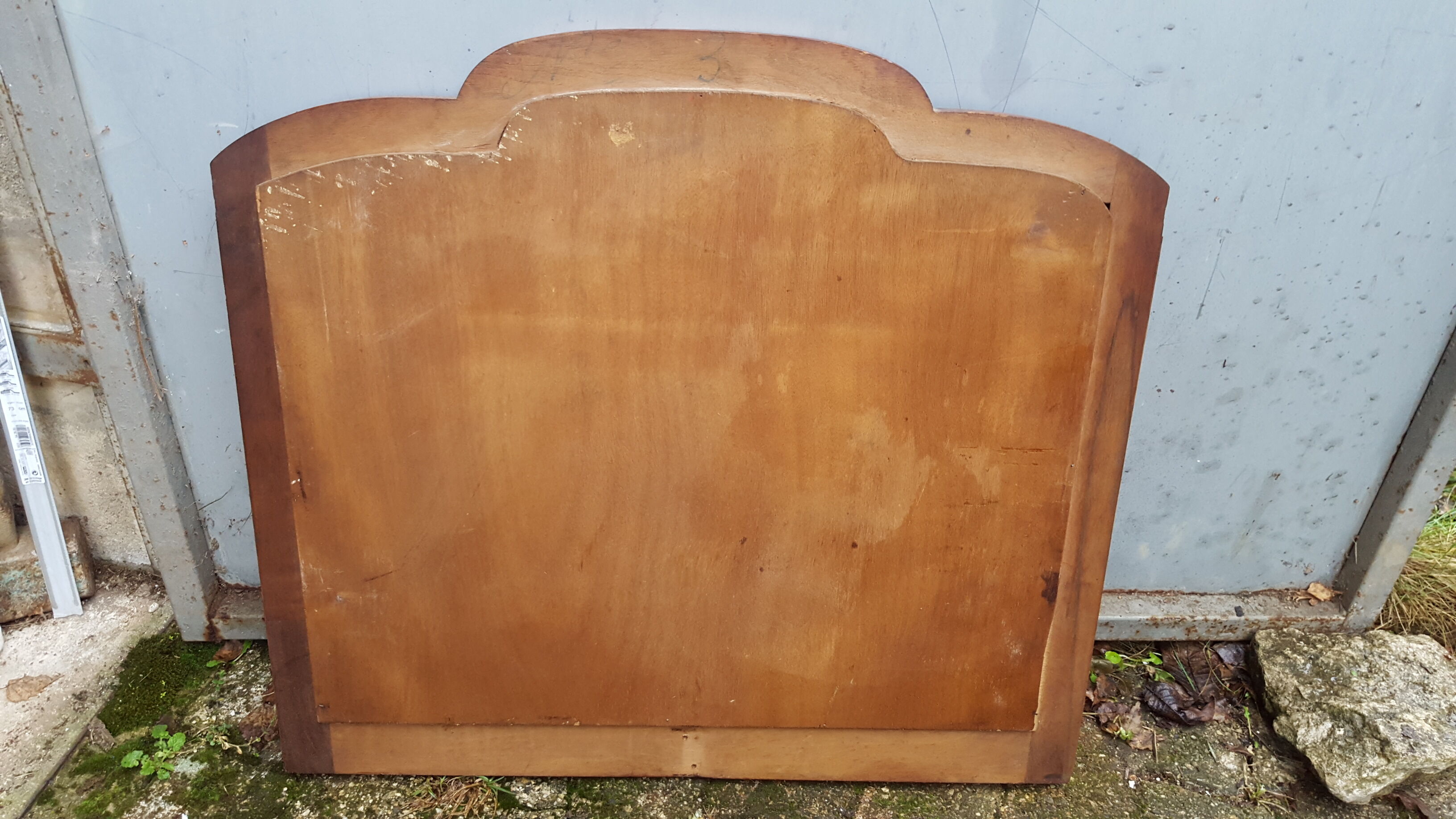 Bevelled art deco mirror 73x65 cm