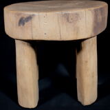 African Art Africa - Antique Wooden Stool West Africa - 21 Cms
