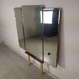 Vintage triptych mirror