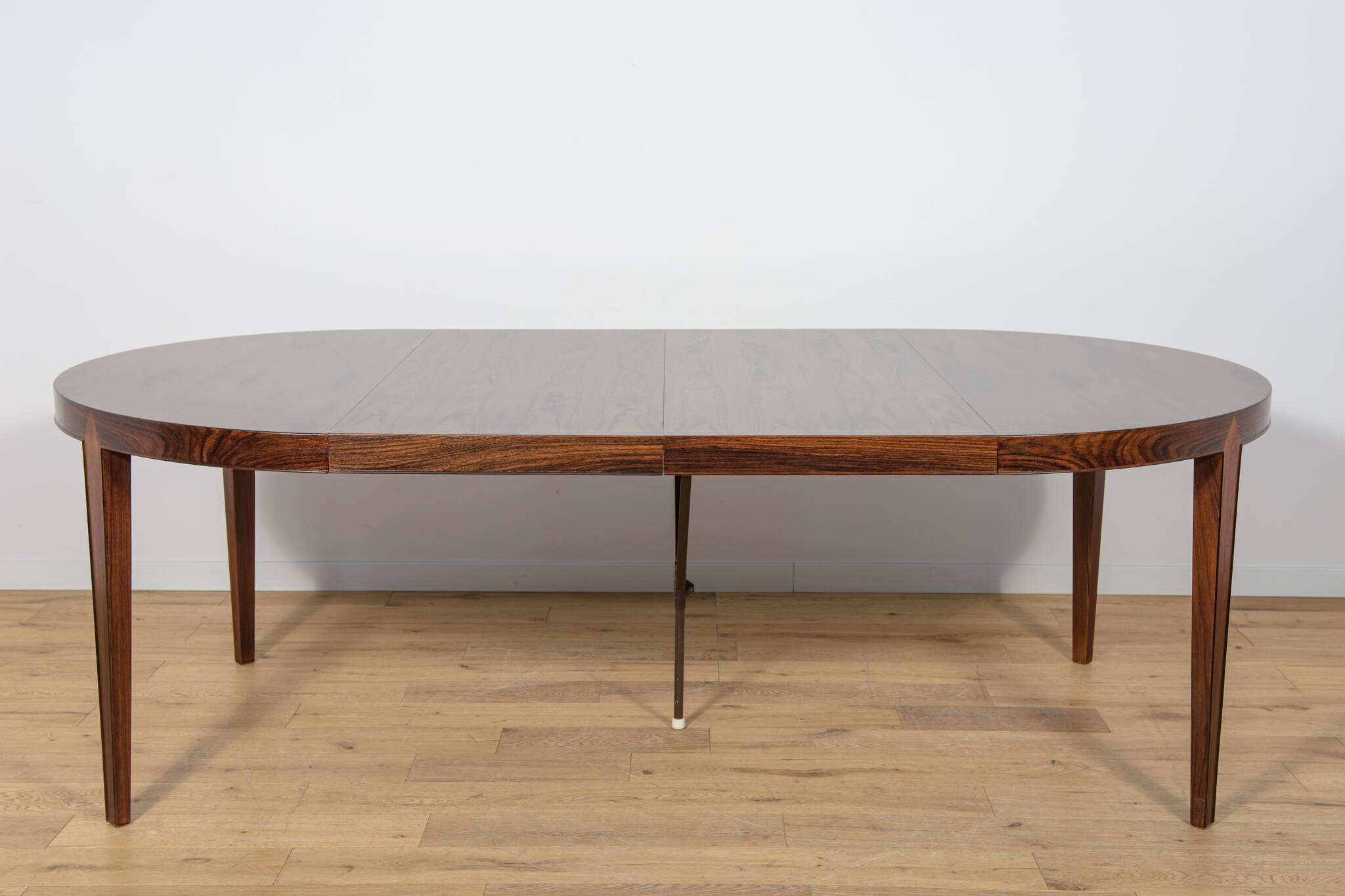 Mid-Century Round Rosewood Dining Table by Severin Hansen for Haslev Furnit