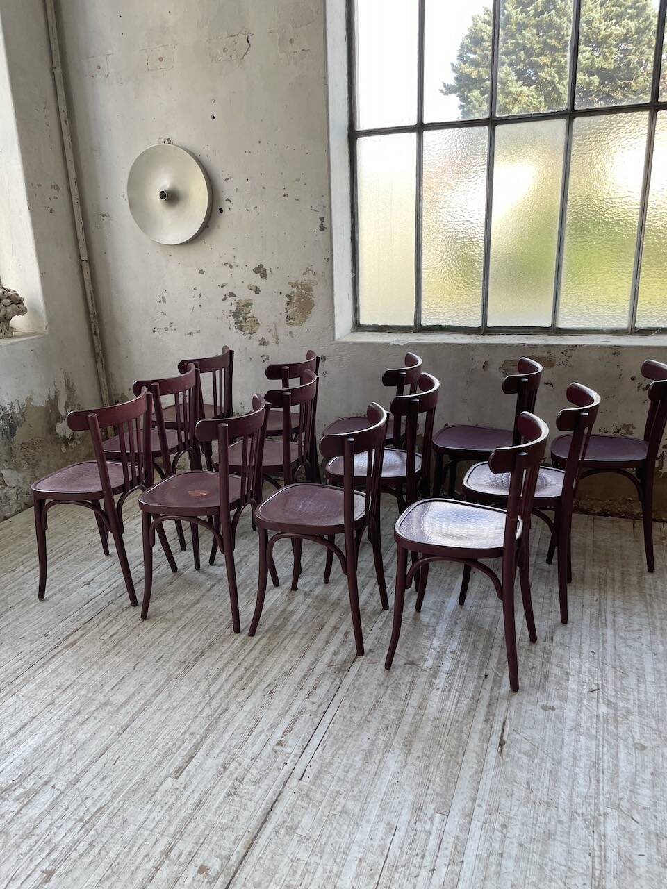 Set of 13 Japy bistro chairs, 1940
