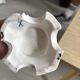 Biscuit Porcelain Flower Vase Statue Volkstedt Art Nouveau Lady, c. 1900