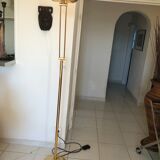 Vintage golden halogen lamppost