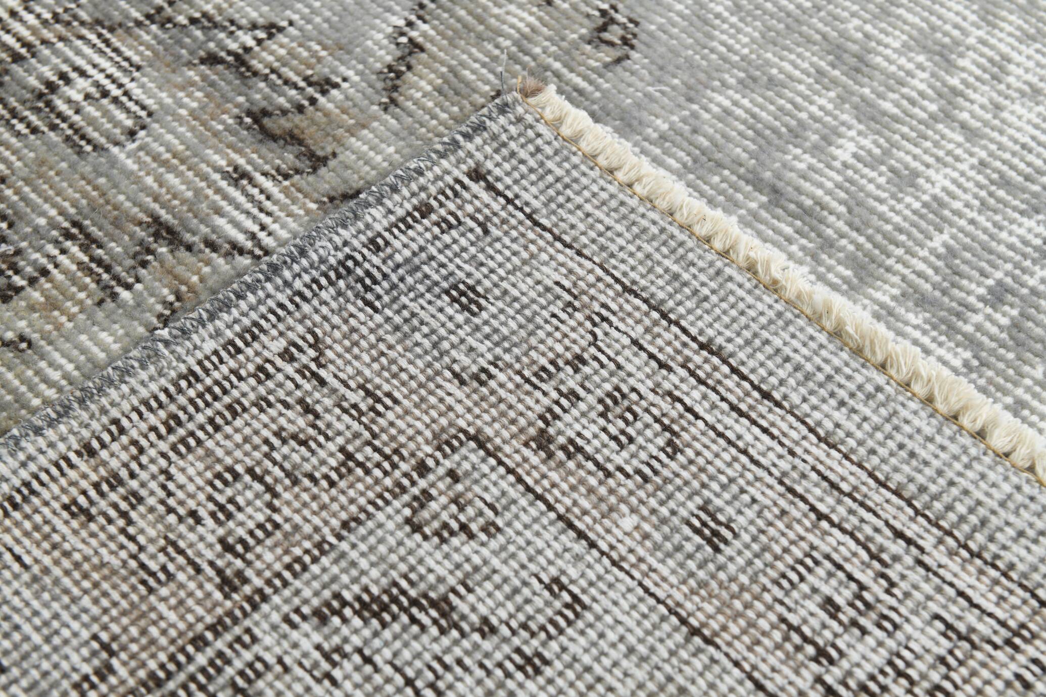 6x10 Black & Gray Oriental Style Turkish Rug, 201x301Cm