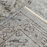 6x10 Black & Gray Oriental Style Turkish Rug, 201x301Cm