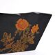 Antique lacquered wooden basket, Orient, second half of the 20th century.