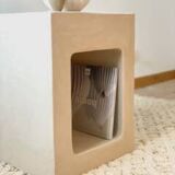 Concrete bedside table - Beige - Length 42 cm - Terra n°1