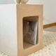 Concrete bedside table - Beige - Length 42 cm - Terra n°1