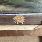 Old portrait of a woman from the Empire period (circa 1820) 54X64cm