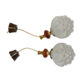 2 bubble hanging lamps Helena Tynell 60