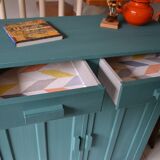 Parisian buffet turquoise green 50s/60s