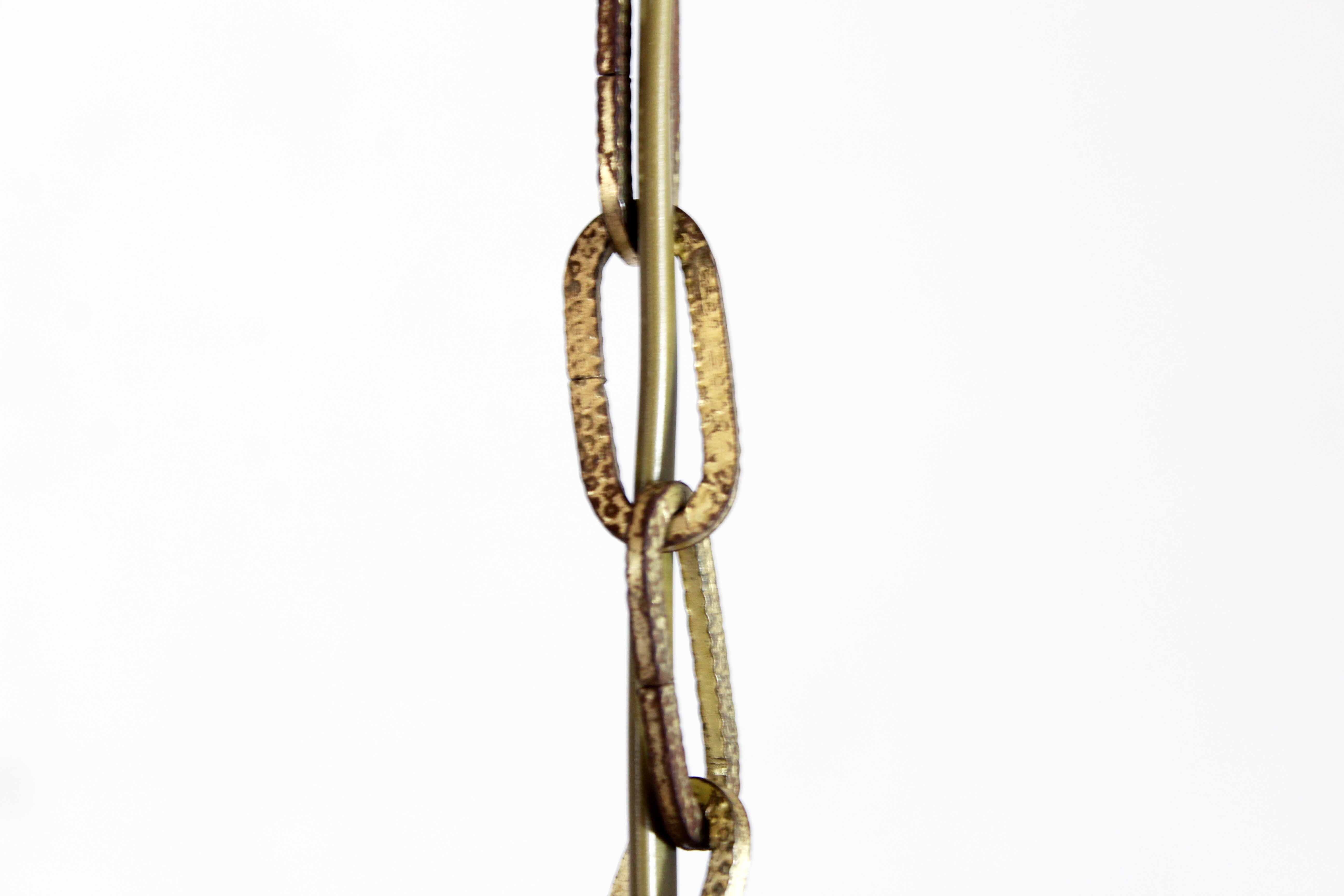 Limburg pendant lamp in glass and brass