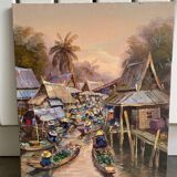 Vintage Indonesian painting