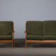 Vintage Scandinavian two-seater sofa