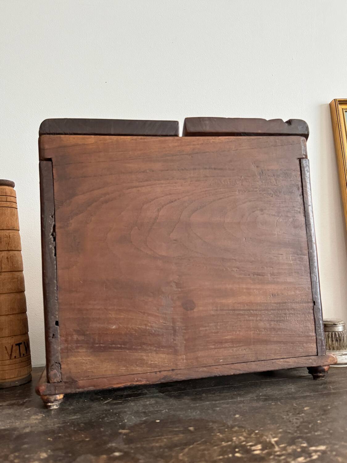 Small wooden storage unit