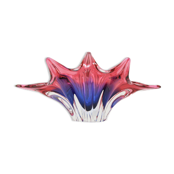 Art  Glass Bowl Designed by  Josef Hospodka for Chribska,1960's.