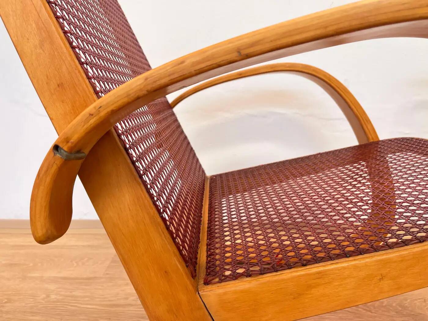 Armchair and table by Miroslav Navrátil for Zdeněk Plesník - 1940s