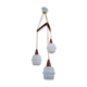 Scandinavian boomerang chandelier