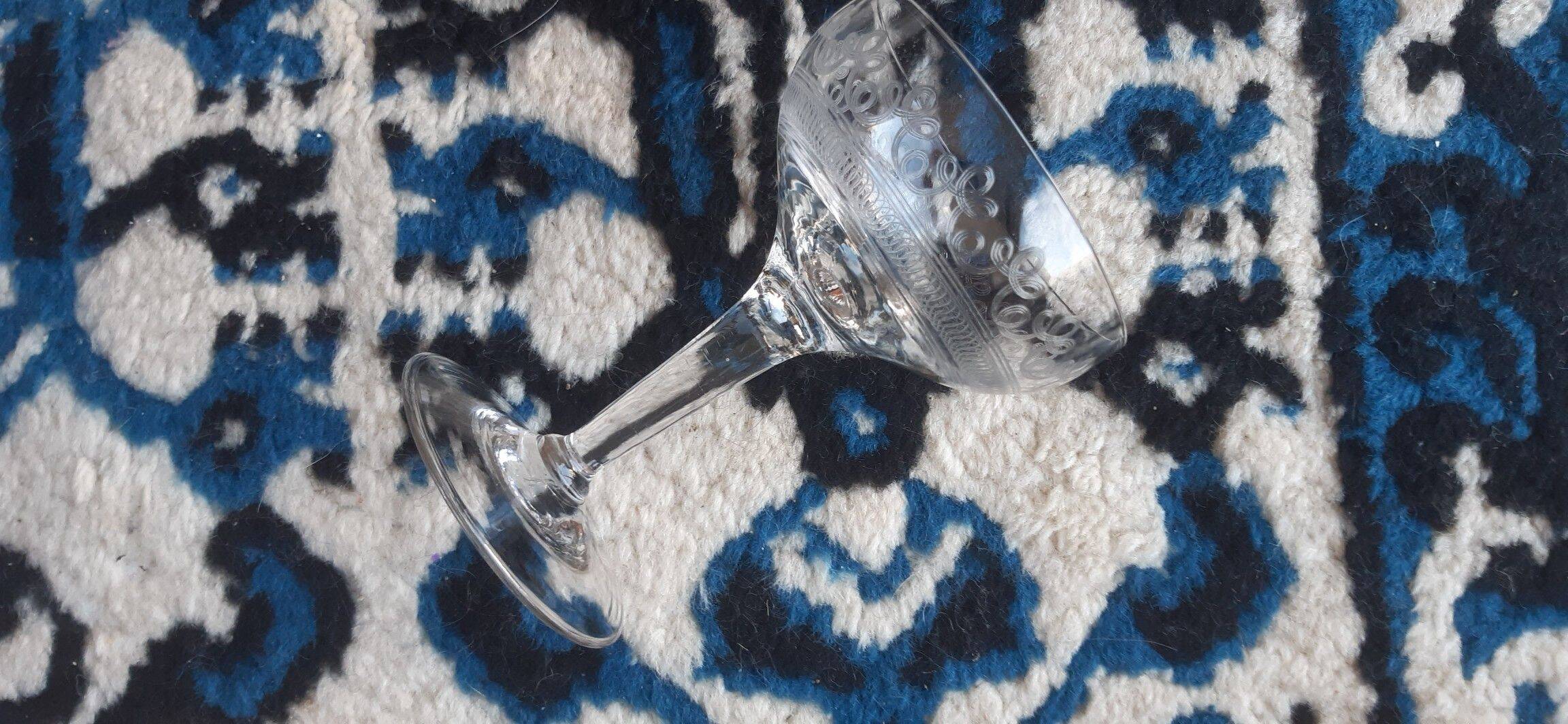 Ten champagne coupes from the Belle Époque.