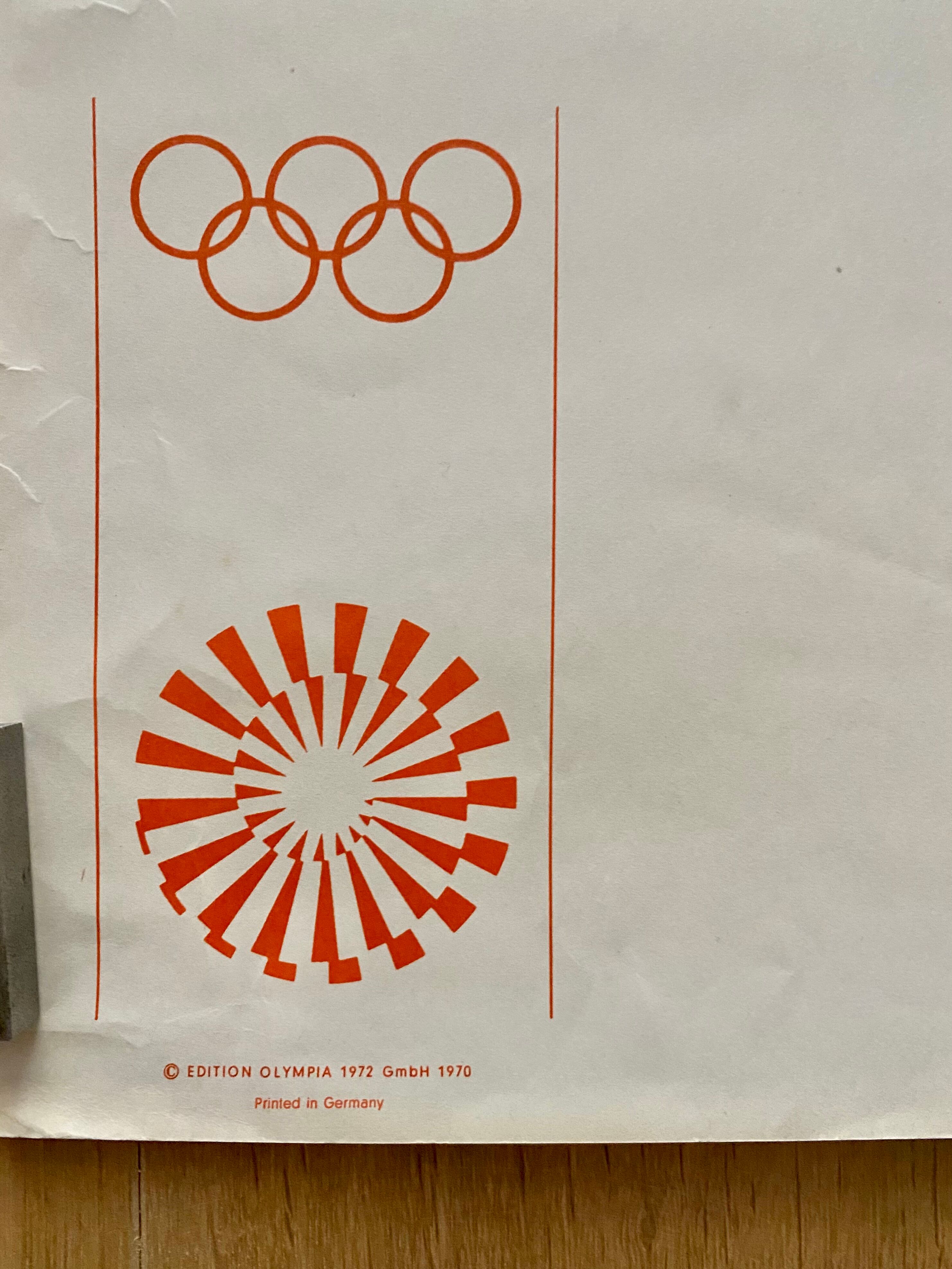 POSTER SOULAGES JO MUNICH - 1972