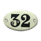 Enamelplate number 32