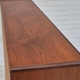 1960s, Danish chest of drawers with a mirror inside, original condition, teak wood.