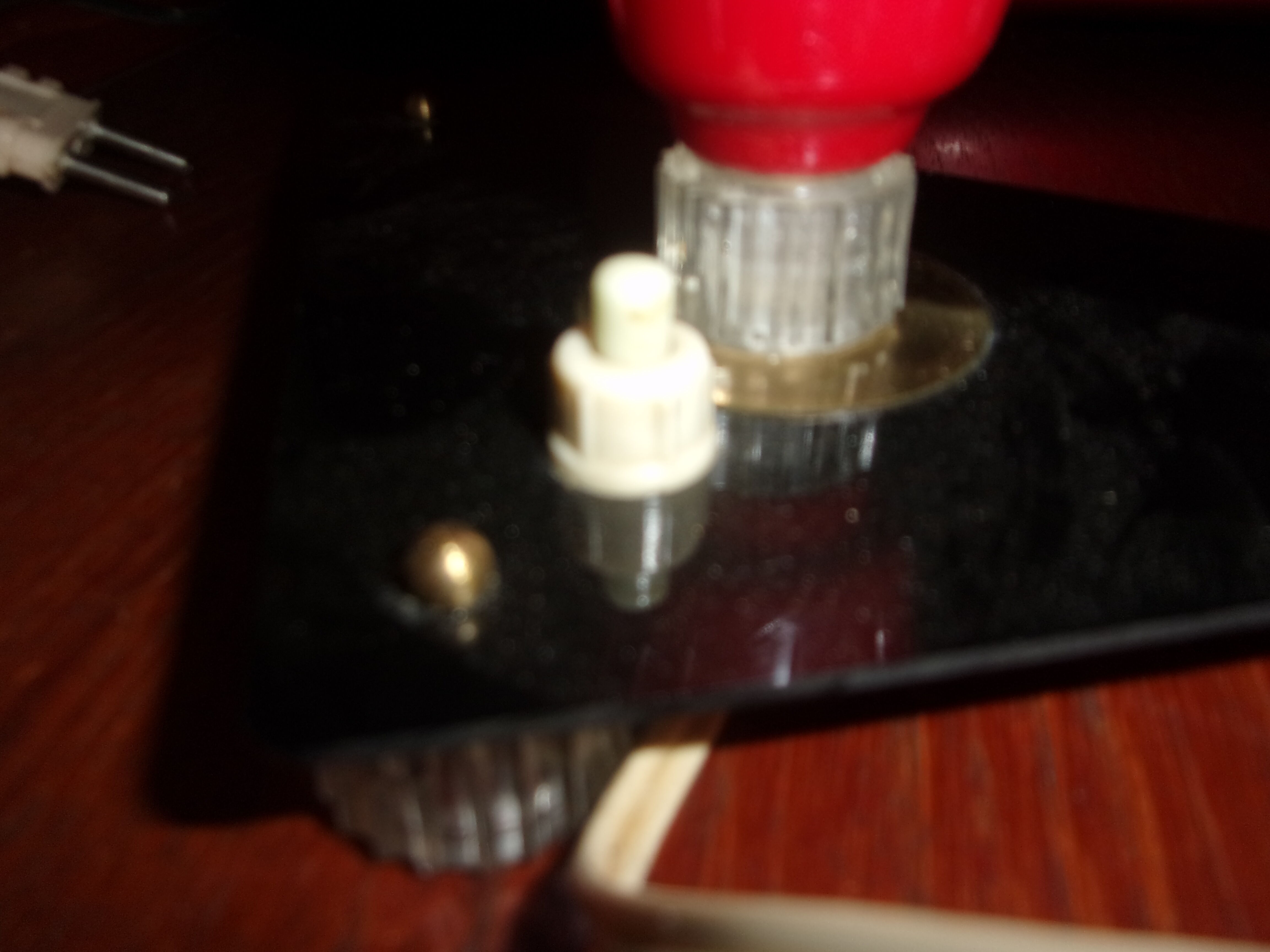 Rockabilly bedside lamp table 1950