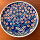 Kutahya collector's plate with Iznik Ottoman motifs