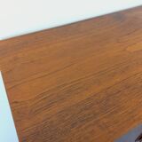 Vintage Scandinavian style secretary bookshelf storage furniture.