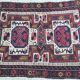 Tapis Kazak en laine oriental fait main 140x105cm