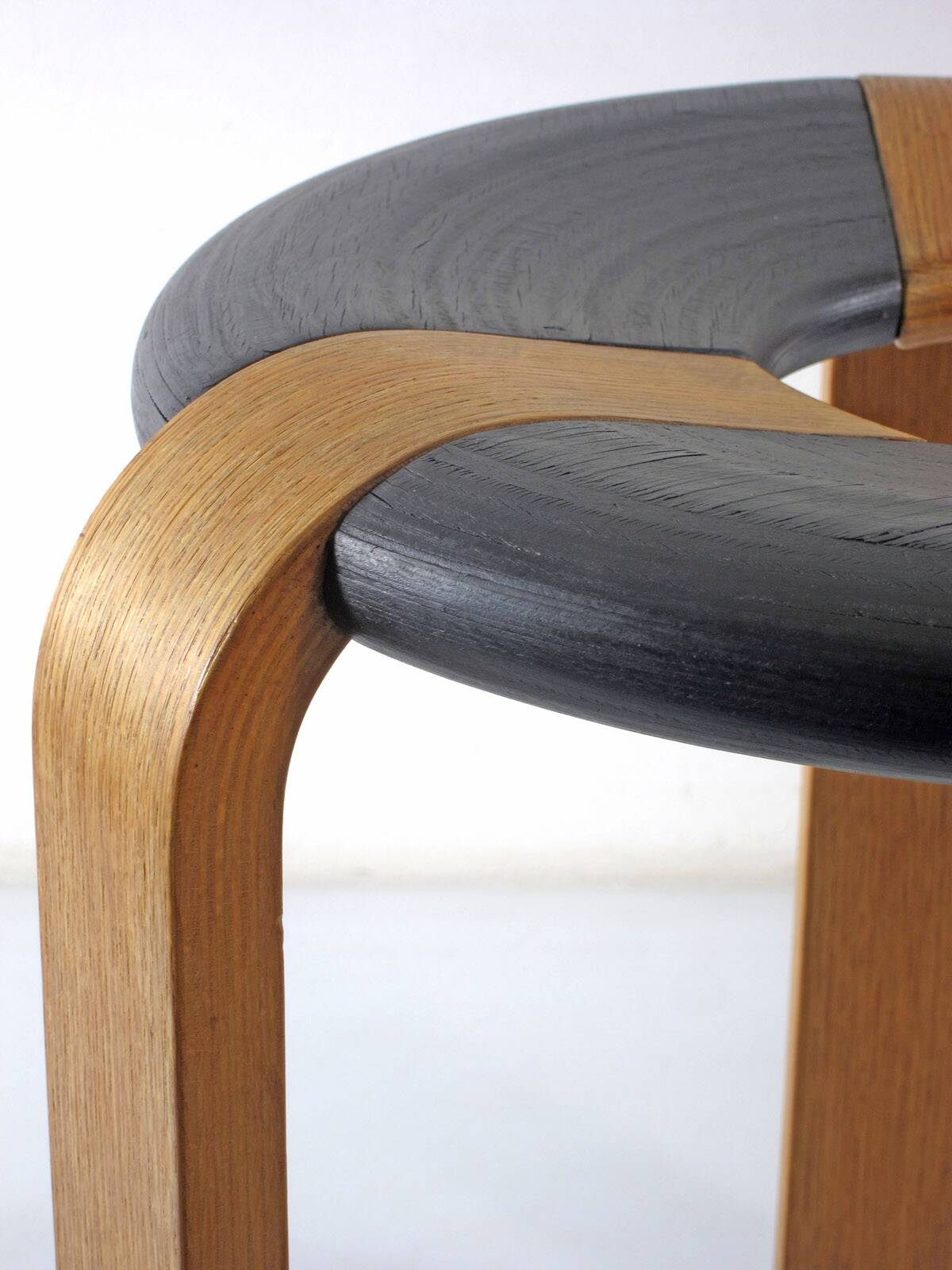 Plywood stool by Rud Thygesen for Magnus Olesen