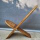 Chaise africaine bois sculpté escamotable