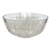 Vintage glass salad bowl