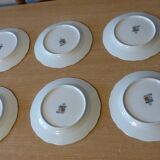 Lot d'assiettes à dessert