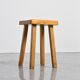 Vintage stool by Charlotte Perriand, Les Arcs, France