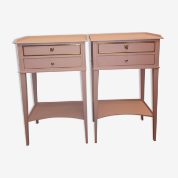 Pretty Pair of bedside tables style Louis XVl